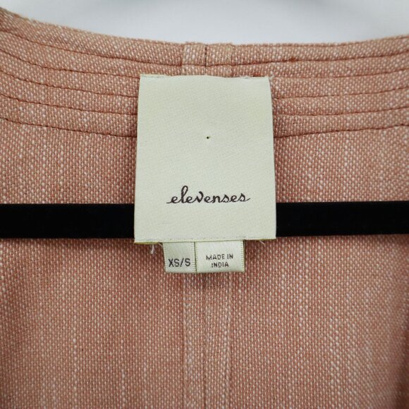 Elevenses Shoreline Kimono Cardigan Womens XS/S Peach Boho Western Beach Coastal - Picture 3 of 16